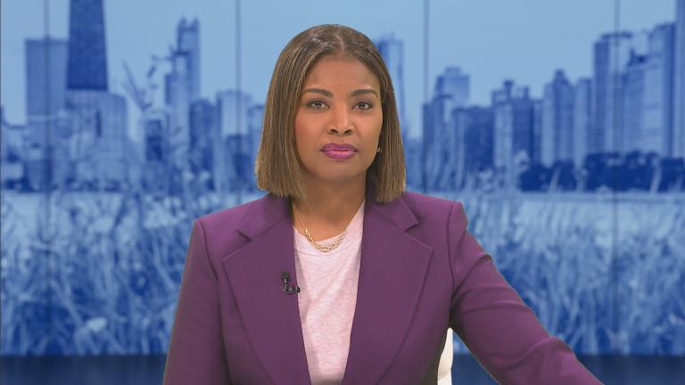 Brandis Friedman hosts "Chicago Tonight" on April 21, 2025. (WTTW News)