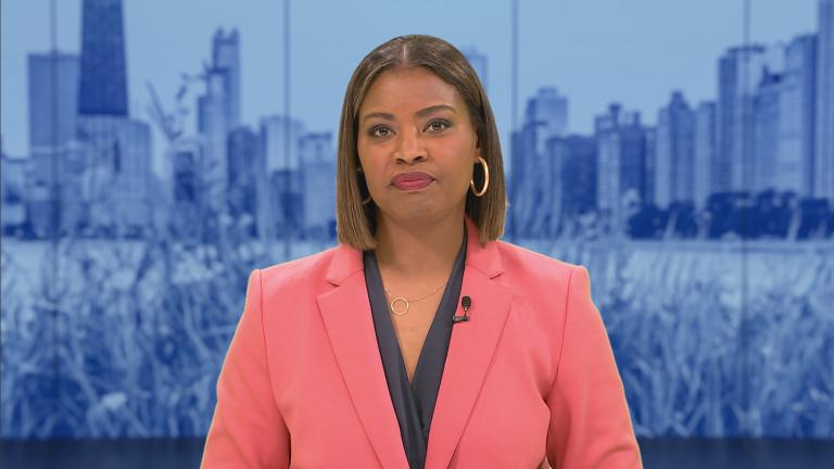 Brandis Friedman hosts "Chicago Tonight" on April 22, 2025. (WTTW News)
