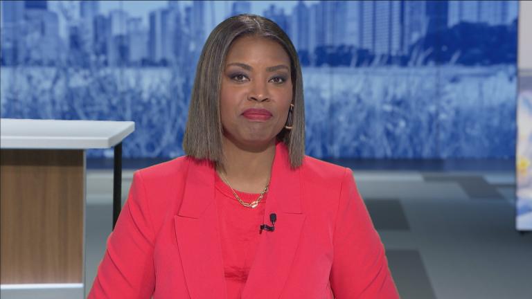 Brandis Friedman hosts the May 13, 2025, episode of "Chicago Tonight." (WTTW News)