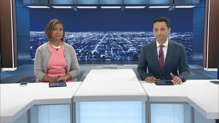 Brandis Friedman and Paris Schutz. (WTTW News)