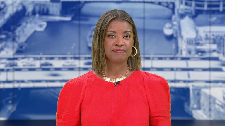 Brandis Friedman hosts the Aug. 12, 2025, episode of "Chicago Tonight." (WTTW News)