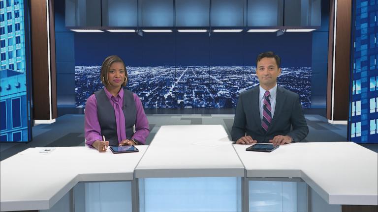 Brandis Friedman and Paris Schutz (WTTW News)