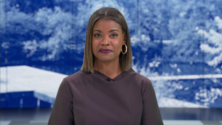 Brandis Friedman hosts the Oct. 30, 2025, episode of "Chicago Tonight." (WTTW News)