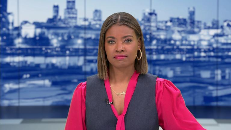 Brandis Freidman hosts the Dec. 9, 2025, episode of “Chicago Tonight.” (WTTW News)