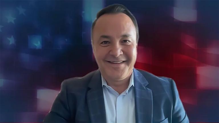 George Cardenas appears in the WTTW News Voter Guide. (WTTW News)