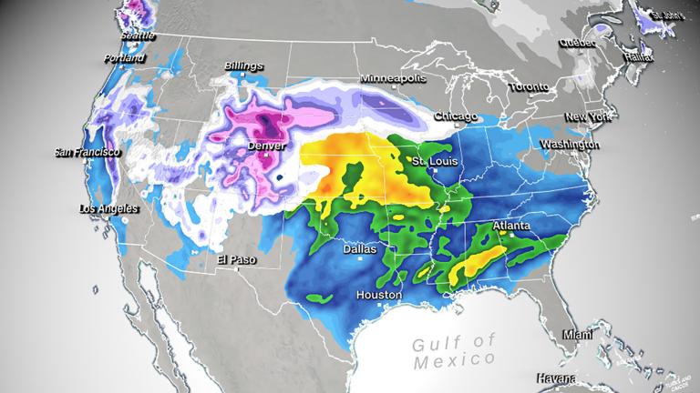 Parts of Wyoming and Nebraska are under blizzard warnings while there are Winter Storm Warnings and Advisories in effect for other parts of the region, CNN meteorologist Tyler Mauldin said.