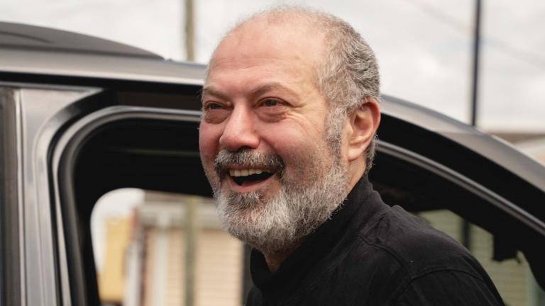 This photo provided by Yaseen Najeeb shows Islamic Society of Milwaukee President Salah Sarsour on June 18, 2026, shortly after his release from Clay County Jail in Brazil, Indiana, where he was detained after his arrest by U.S. Immigration and Customs Enforcement agents in March. (Yaseen Najeeb via AP, File) 