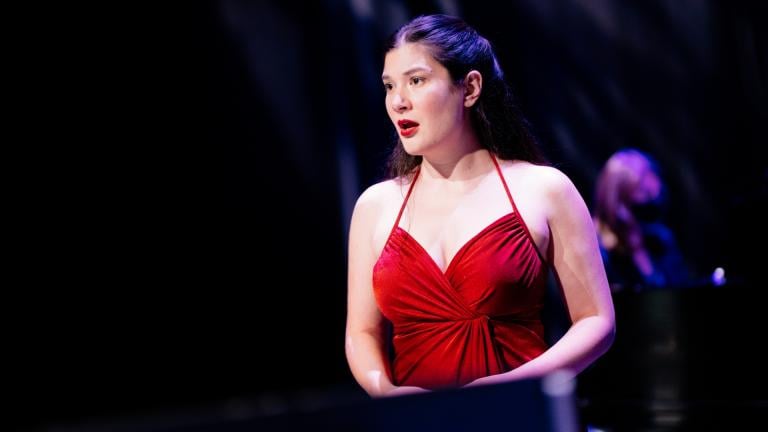 Mezzo-soprano Annie Rosen in “Rimsky Rebooted.” (Credit: Sean Su for Chicago Opera Theater)