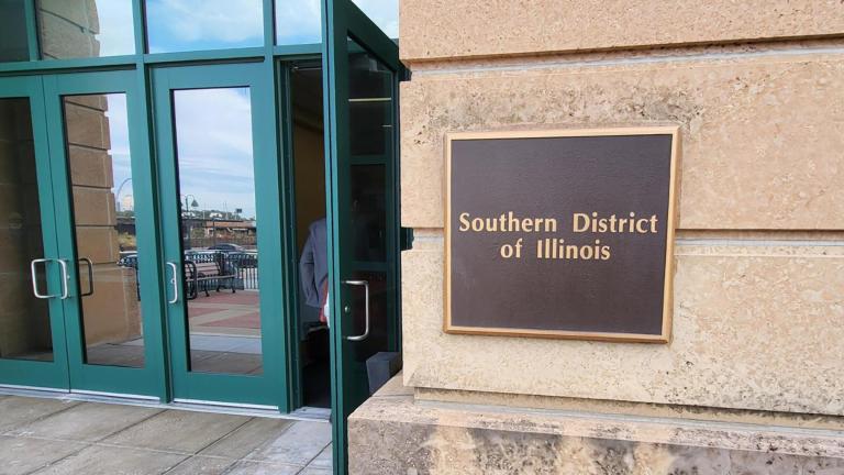 The federal courthouse for the Southern District of Illinois is pictured in East St. Louis. (Peter Hancock / Capitol News Illinois)