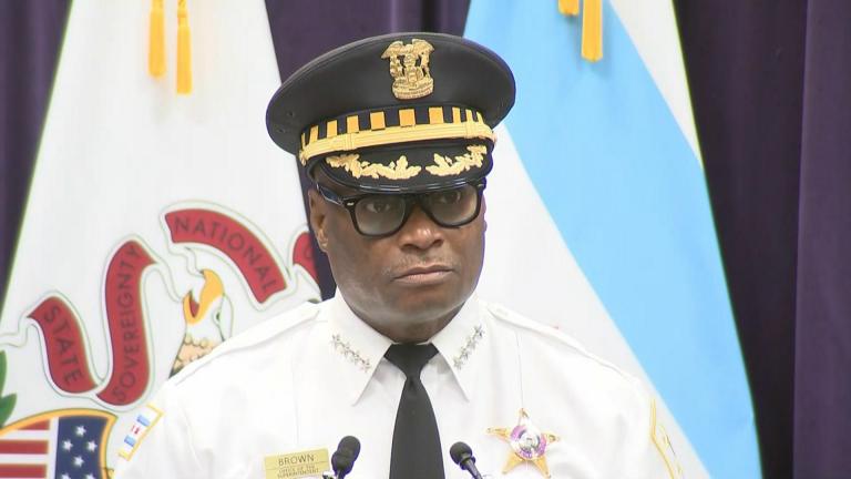 Chicago Police Superintendent David Brown (WTTW News) Chicago Police Superintendent David Brown (WTTW News)