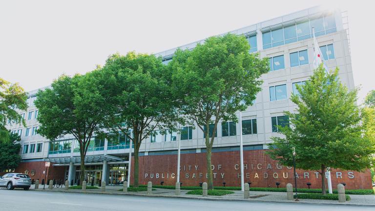 Chicago Police Department headquarters. (Michael Izquierdo / WTTW News)