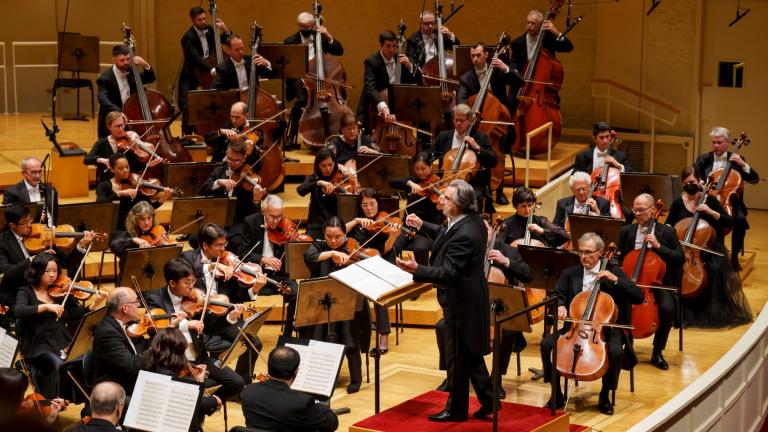 Music director emeritus for life Riccardo Muti led the CSO in a performance of Strauss’ “Aus Italien” on Sept. 28, 2023. (Todd Rosenberg)