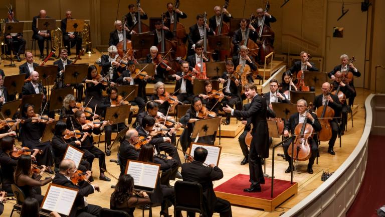 Zell Music Director Designate Klaus Mäkelä leads the Chicago Symphony Orchestra in a performance of Berlioz’s "Symphonie fantastique." (Todd Rosenberg Photography) 