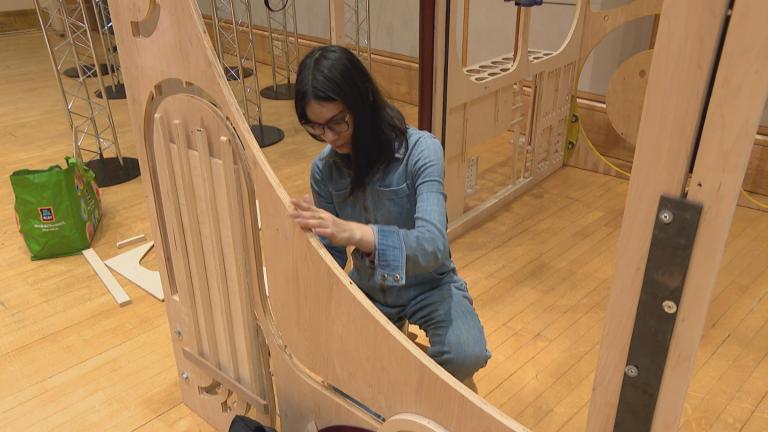 Artist Rachel Steele will present “Soundpost: Remixing Transit” at the Chicago Symphony Orchestra on March 30, 2023. (WTTW News)