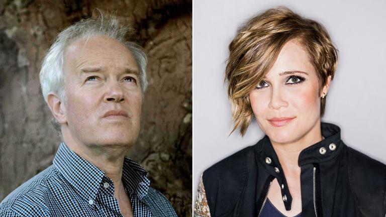 Edo de Waart and Leila Josefowicz (Credit, from left: Edo de Waart, Chris Lee)