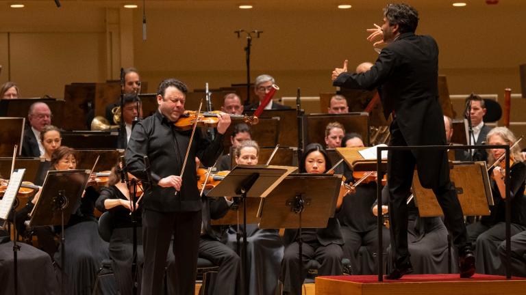 Violinist Vadim Gluzman joins the Chicago Symphony Orchestra and guest conductor David Afkhamin for a performance of Shostakovich’s “Violin Concerto No. 1.” (Credit: Todd Rosenberg)