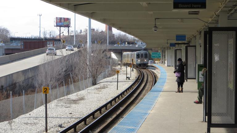 Taking the Blue Line this weekend? The Grand station will be closed from 10 p.m. Friday through 4 a.m. Monday. Other closures are set for Red Line stations in Edgewater. (David Wilson / Flickr)