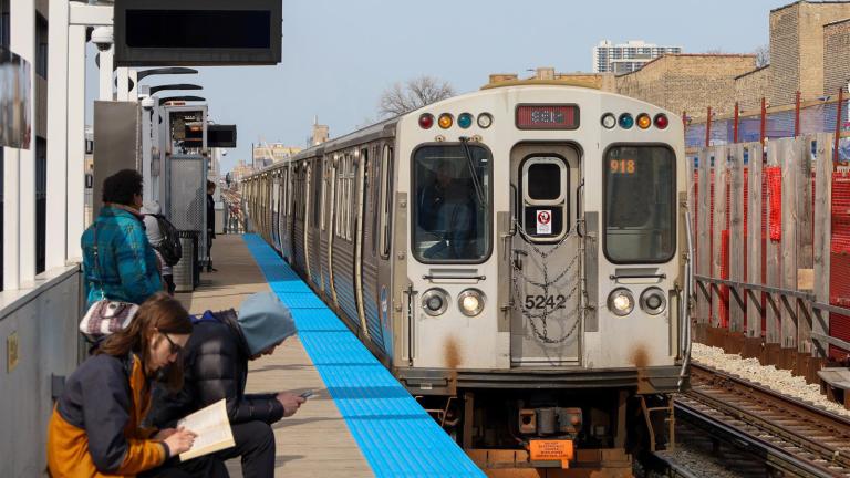  A Chicago Transit Authority train is pictured in Chicago. (Capitol News Illinois file photo) 