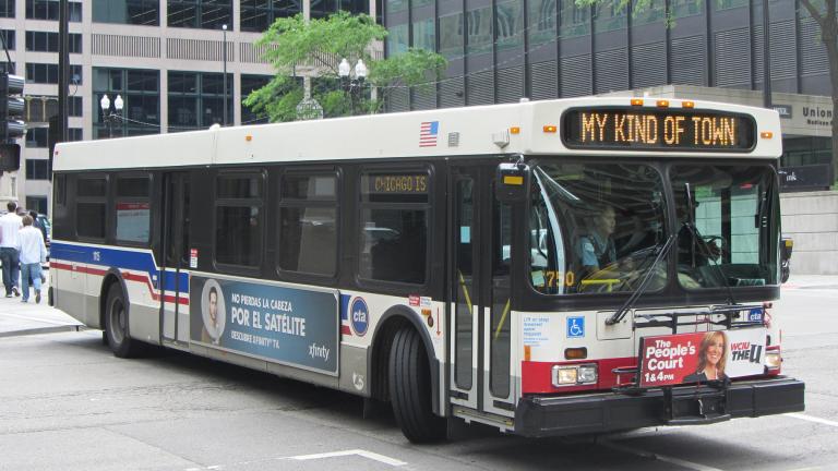 An undated file photo of a CTA bus. (David Wilson / Flickr) An undated file photo of a CTA bus. (David Wilson / Flickr)