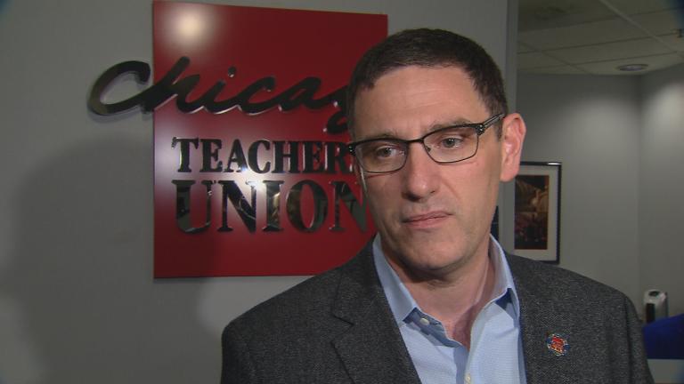 Chicago Teachers Union Vice President Jesse Sharkey (Chicago Tonight)