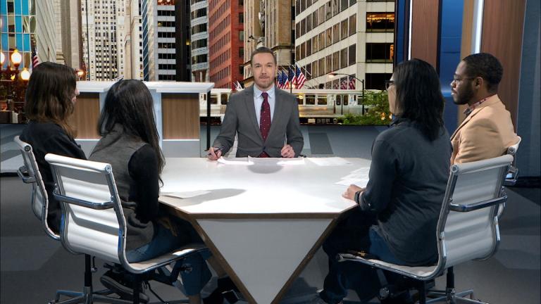 Nick Blumberg hosts "Week in Review" on March 13, 2026. (WTTW News)