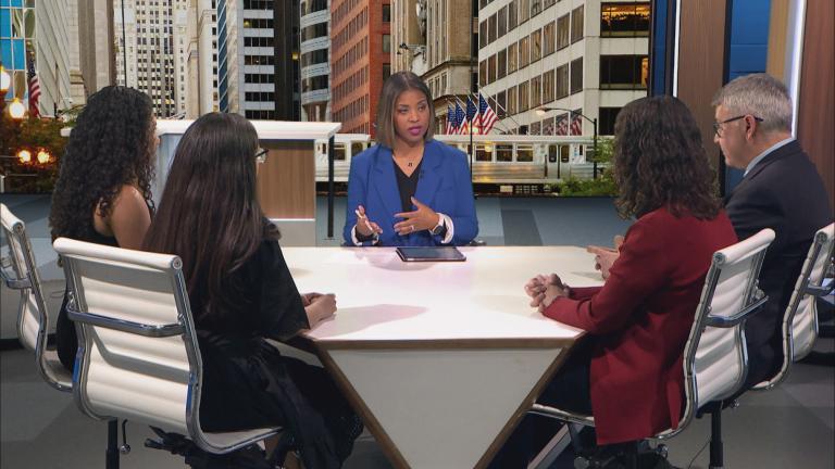 Brandis Friedman and guests on "Week in Review" on April 18, 2025. (WTTW News)