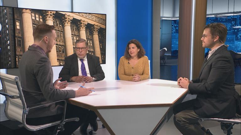 Nick Blumberg and guests on "Week in Review." (WTTW News)