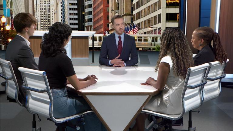 Nick Blumberg hosts the Aug. 15, 2025, episode of "Week in Review." (WTTW News)