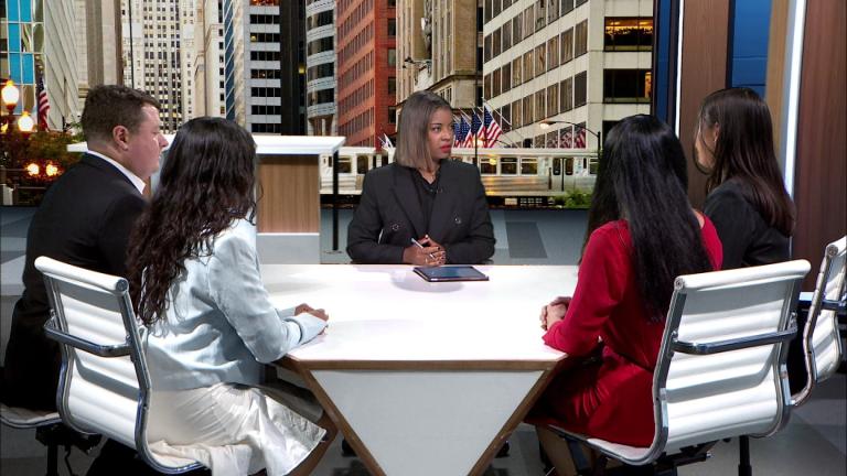 Brandis Friedman hosts the Sept. 12, 2025, episode of "Week in Review." (WTTW News)