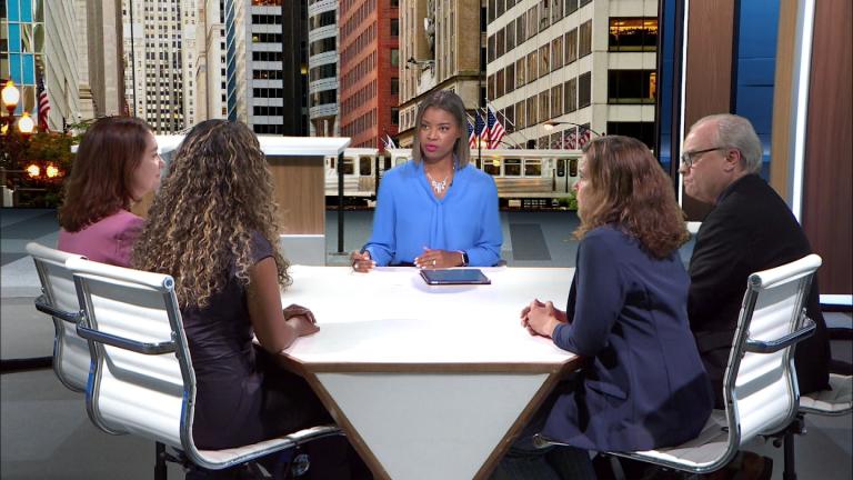 Brandis Friedman hosts the Sept. 19, 2025, episode of "Chicago Tonight." (WTTW News)