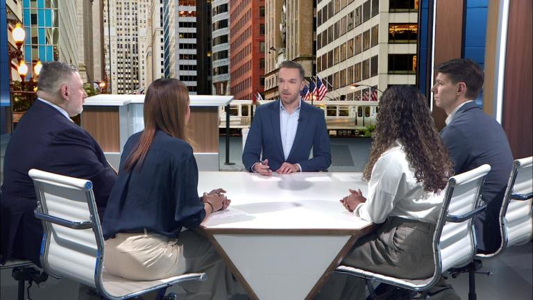 Nick Blumberg hosts the Nov. 7, 2025, episode of "Week in Review." (WTTW News)