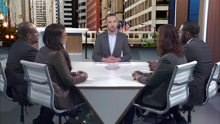 Nick Blumberg hosts the Dec. 5, 2025, episode of "Week in Review." (WTTW News)