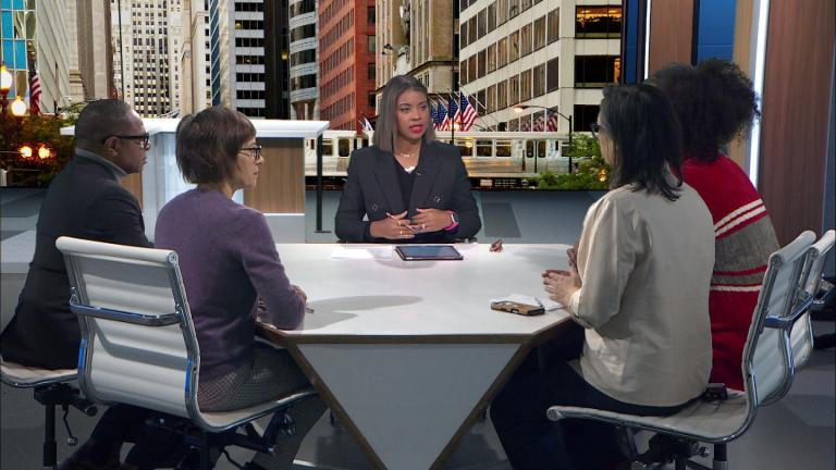 Brandis Friedman hosts the Dec. 12, 2025, episode of "Chicago Tonight." (WTTW News)