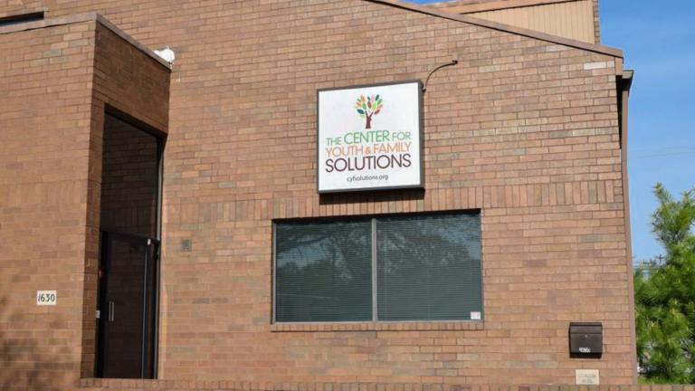 The Center for Youth and Family Solutions building is pictured in Springfield. (Jade Aubrey / Capitol News Illinois)