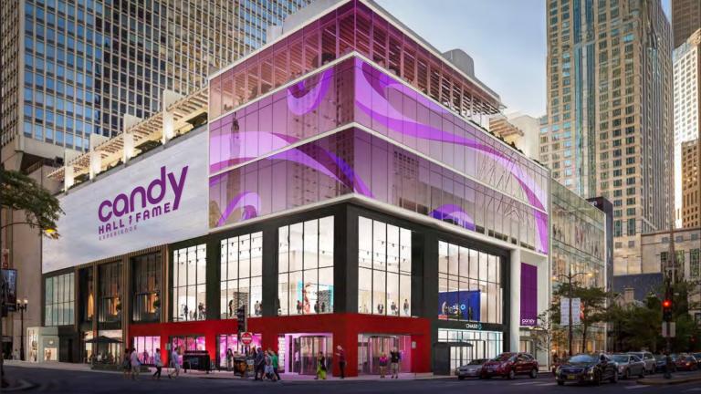A rendering of the planned Candy Hall of Fame Experience. (Canvas Real Estate / P. Hodges)