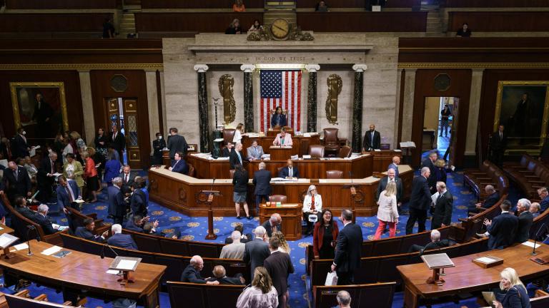 Members of the House of Representatives gather in the chamber to vote on creation of a select committee to investigate the Jan. 6 Capitol insurrection, at the Capitol in Washington, on June 30, 2021. (AP Photo / J. Scott Applewhite, File)