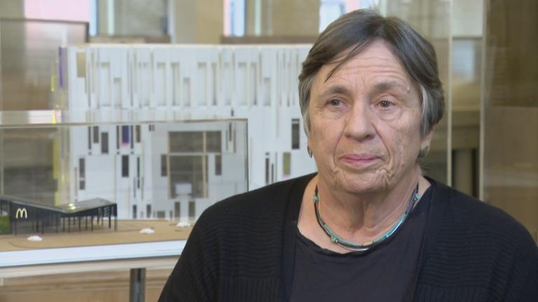 Architect Carol Ross Barney speaks with “Chicago Tonight.” (WTTW News)