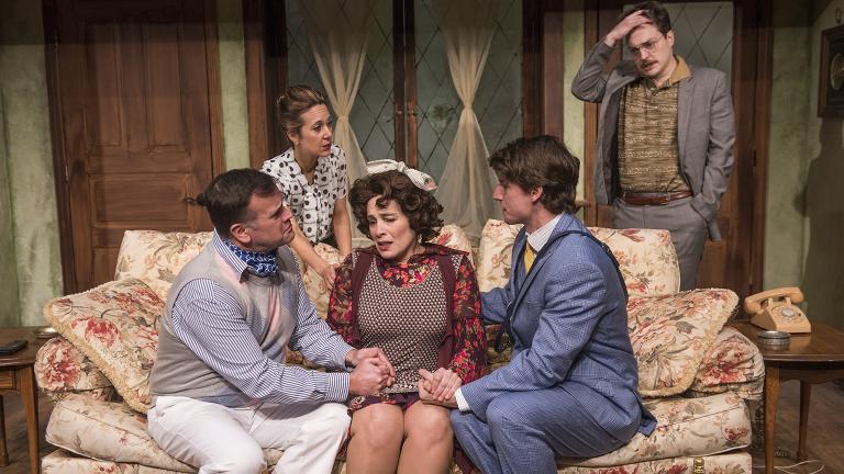 Cast of "Noises Off" (Credit: Michael Brosilow)