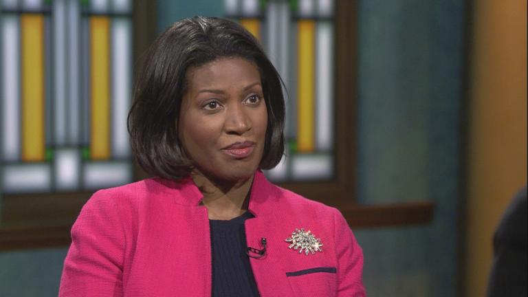 Author Celeste Watkins-Hayes appears on “Chicago Tonight.”