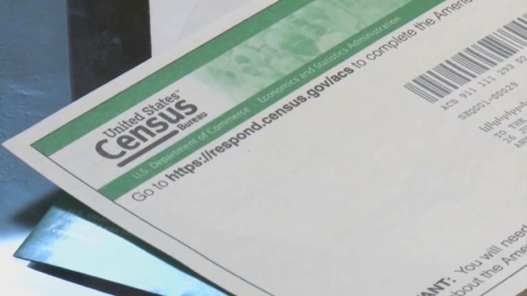 Census form. (WTTW News)