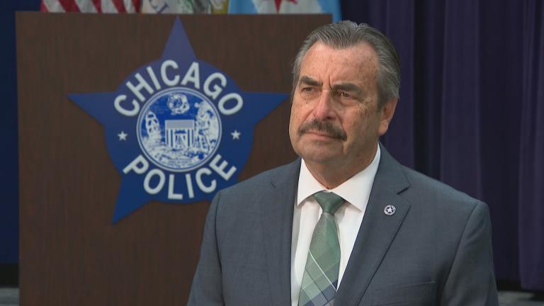Interim Chicago Police Superintendent Charlie Beck speaks with “Chicago Tonight” on Wednesday, April 8, 2020. (WTTW News)