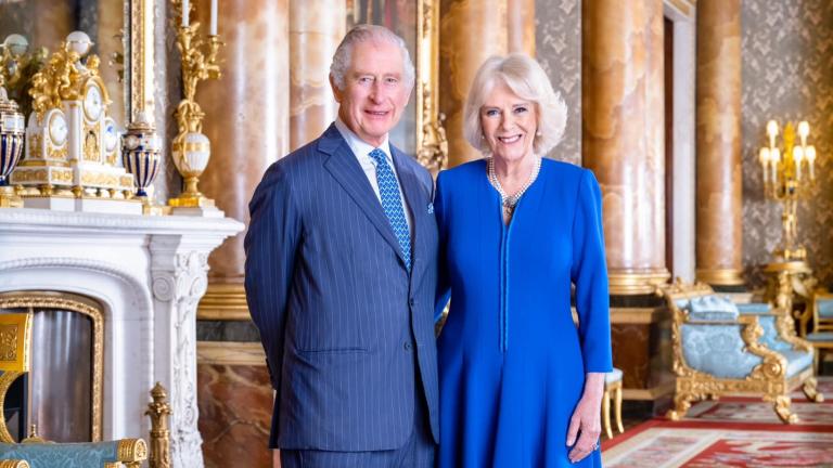 King Charles and Queen Camilla. (Facebook / The Royal Family / Hugo Burnand)