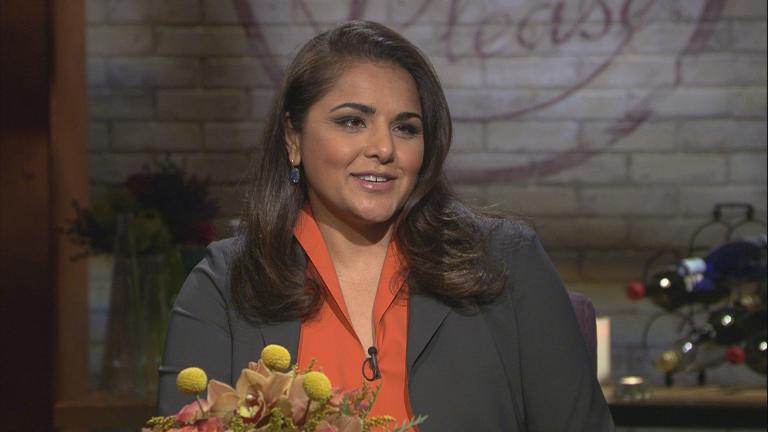 “Check, Please!” host Alpana Singh speaks with “Chicago Tonight.” (WTTW News)