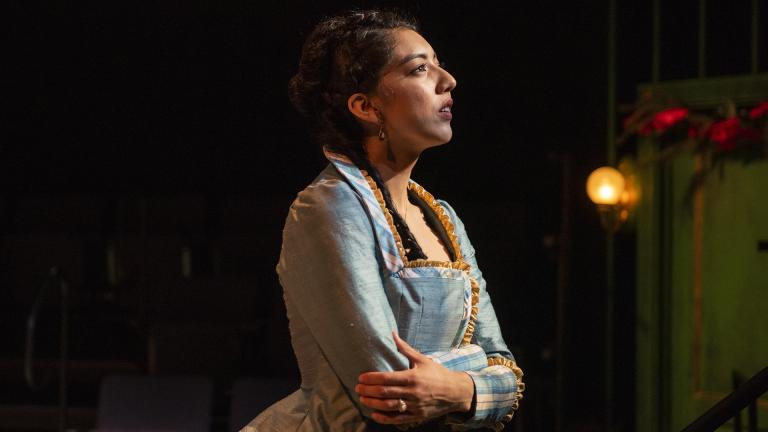 Cher Álvarez (Nora) in “A Doll’s House.” (Photo by Michael Brosilow) Cher Álvarez (Nora) in “A Doll’s House.” (Photo by Michael Brosilow)