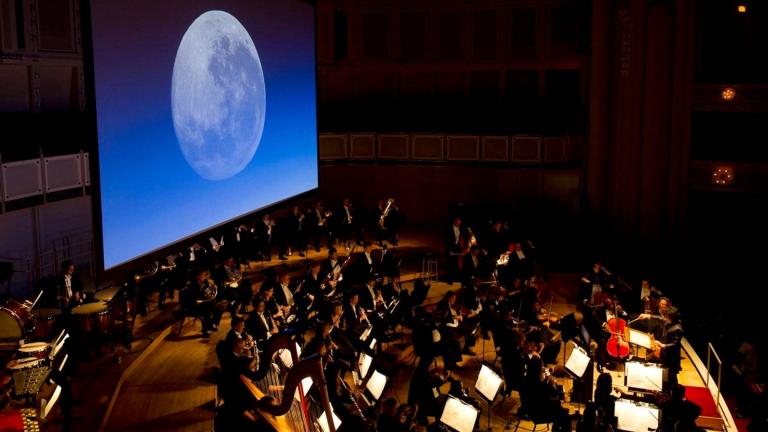 The Chicago Sinfonietta performs the world premiere of “Moonrise” at Chicago Symphony Center on Nov 7, 2011. (José Francisco Salgado)