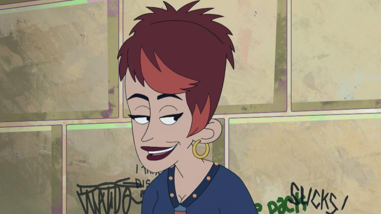 “Chicago Party Aunt,” which starts streaming on Sept. 17, follows the adventures of Diane Dunbrowski, the boisterous namesake of the series, and her nephew Rory O’Malley, who’s taking a gap year before attending Stanford. (Courtesy Netflix)