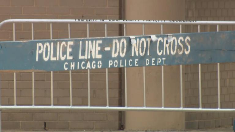 A file photo of a Chicago crime scene. (WTTW News)