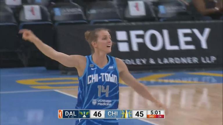 The Chicago Sky is hosting the Dallas Wings Thursday at 7 p.m. for the first round of the WNBA’s playoffs. (Courtesy WNBA)