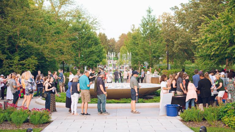 “Mocktails & More” event hosted by Chicago AF in partnership with the Morton Arboretum on July 21, 2023. (Courtesy Kate Scott)