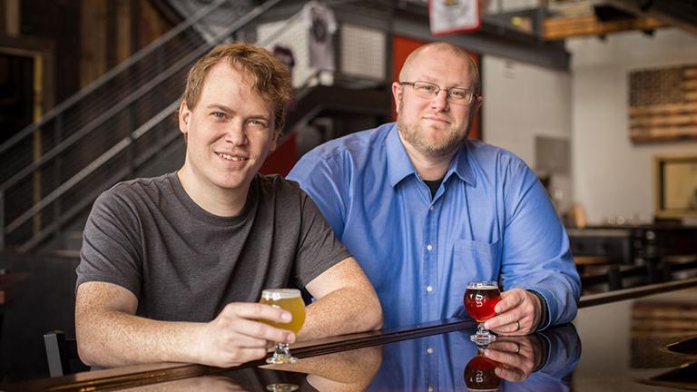 Jeremy Hylen and Joel Gratcyk of Chicagos.Beer